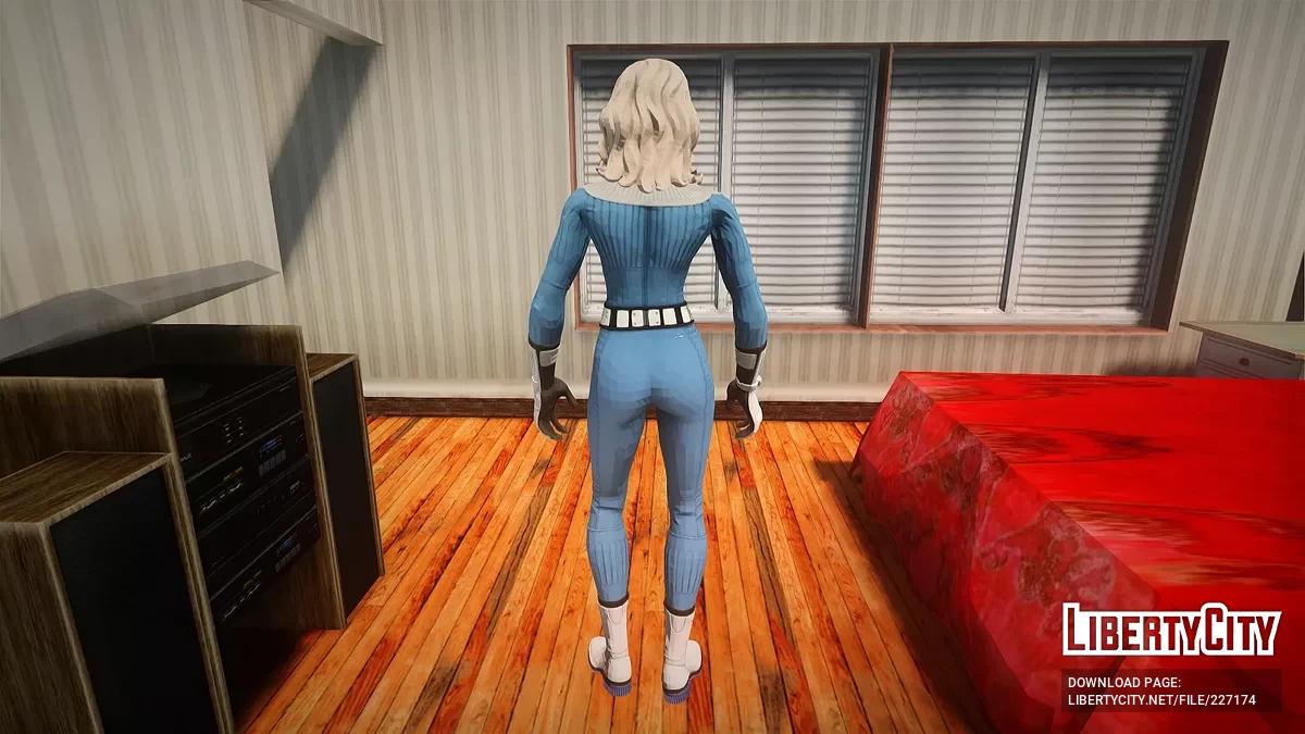 Niewidzialna Kobieta z Fantastycznej Czwórki: Pierwsze Kroki (Fortnite) / GTA San Andreas