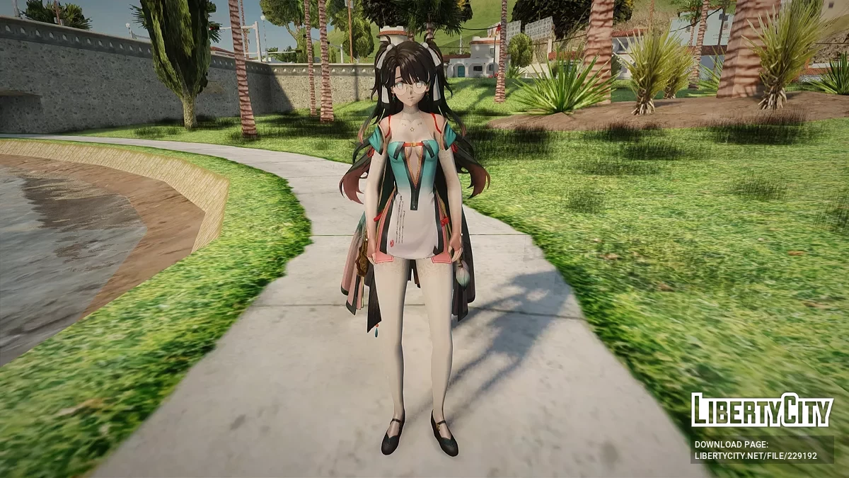 Wuthering Waves'den Zhe Zhi / GTA San Andreas