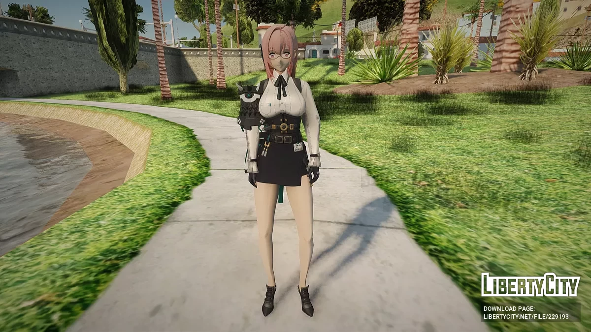 Zenless Zone Zero'dan Tsukishiro Yanagi / GTA San Andreas