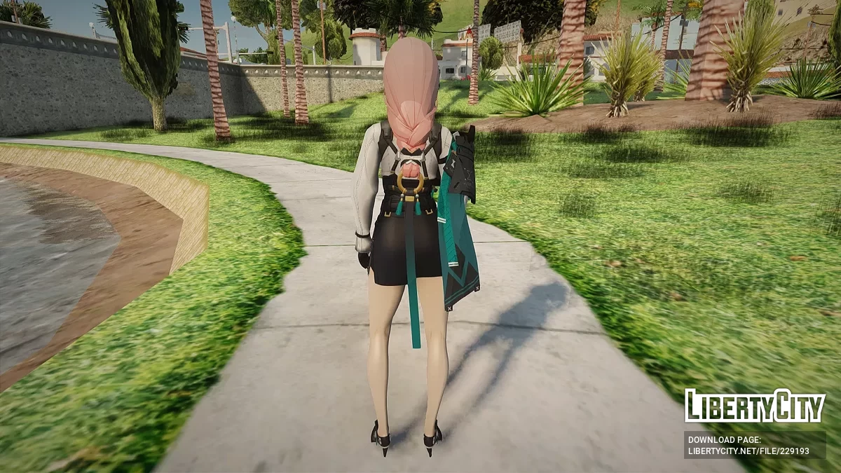 Zenless Zone Zero'dan Tsukishiro Yanagi / GTA San Andreas