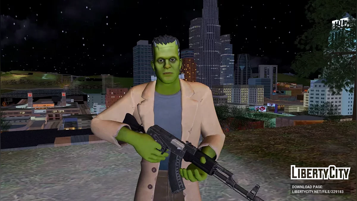 Frankenstein from Fortnite / GTA San Andreas