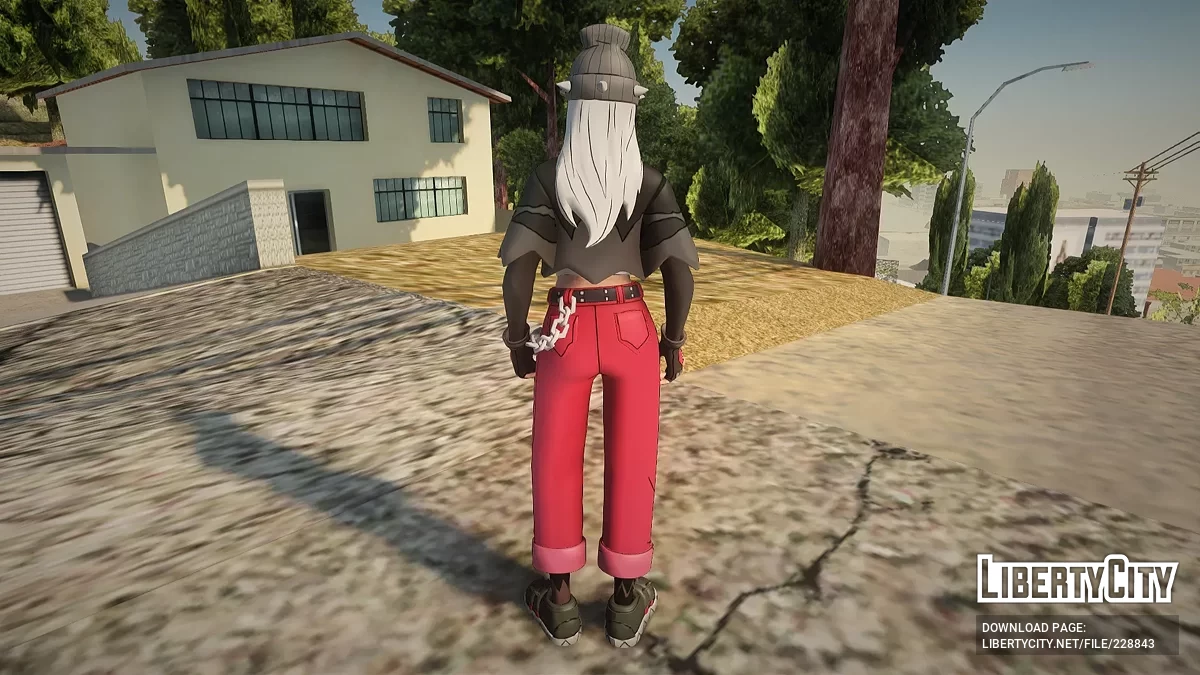 Greta Grim from Fortnite / GTA San Andreas