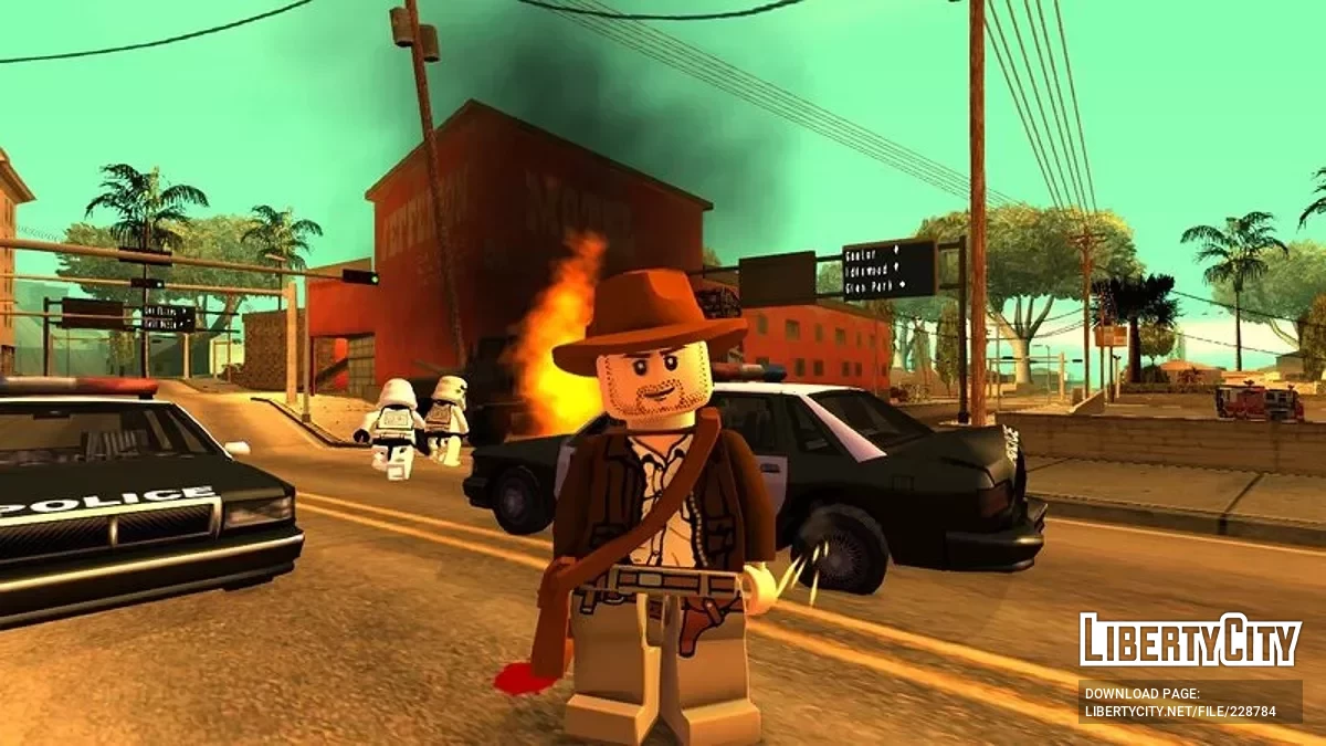 LEGO Indiana Jones: Indiana Jones / GTA San Andreas