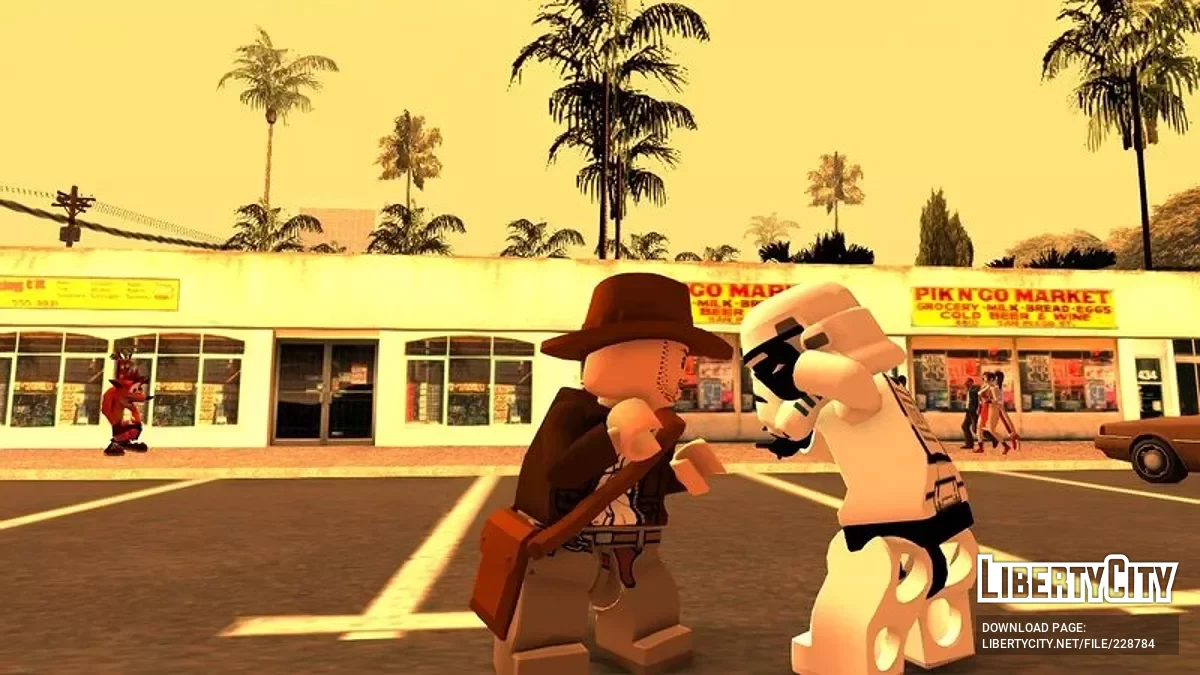 LEGO Indiana Jones: Indiana Jones / GTA San Andreas