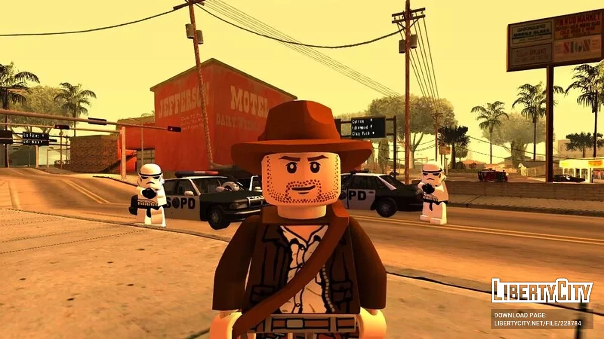 LEGO Indiana Jones: Indiana Jones / GTA San Andreas