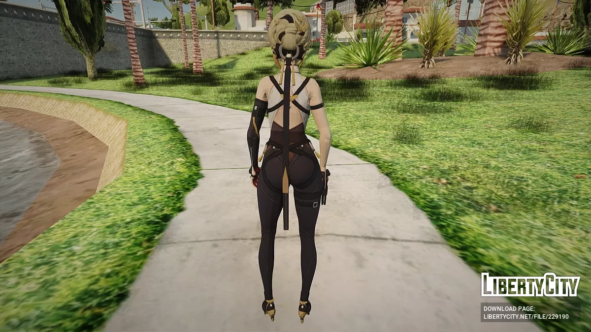 Zenless Zone Zero'dan Evelin Chevalier / GTA San Andreas