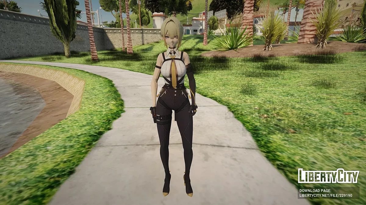 Zenless Zone Zero'dan Evelin Chevalier / GTA San Andreas