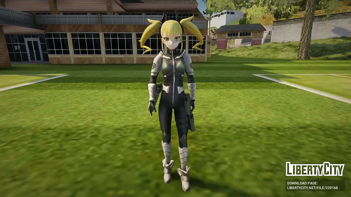 Kikoru Shinomiya from Kaiju No. 8 / GTA San Andreas