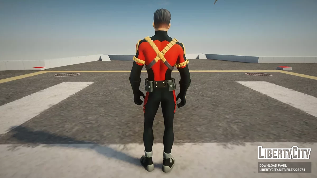 Robin Vermelho de Fortnite / GTA San Andreas