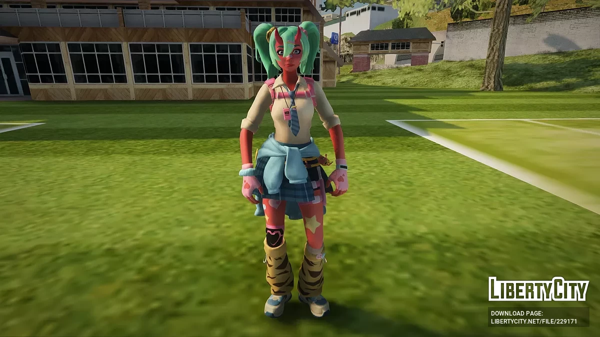 Nemia from Fortnite / GTA San Andreas