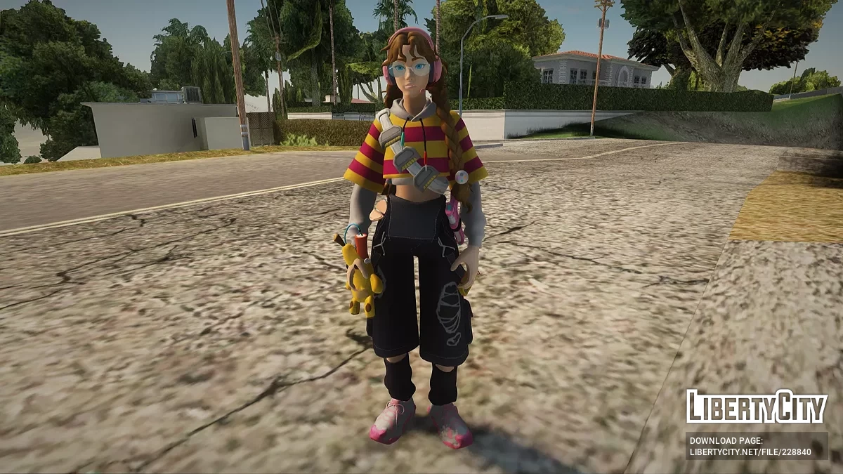 Pixelle from Fortnite / GTA San Andreas