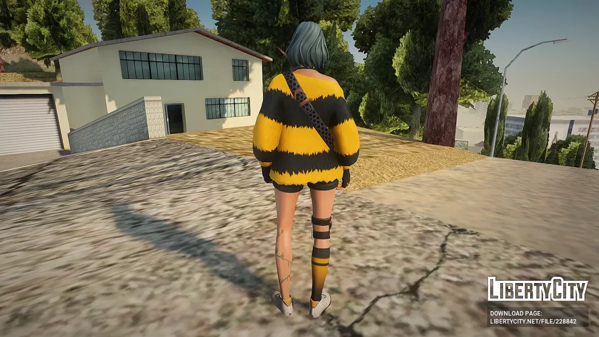 Polly from Fortnite / GTA San Andreas