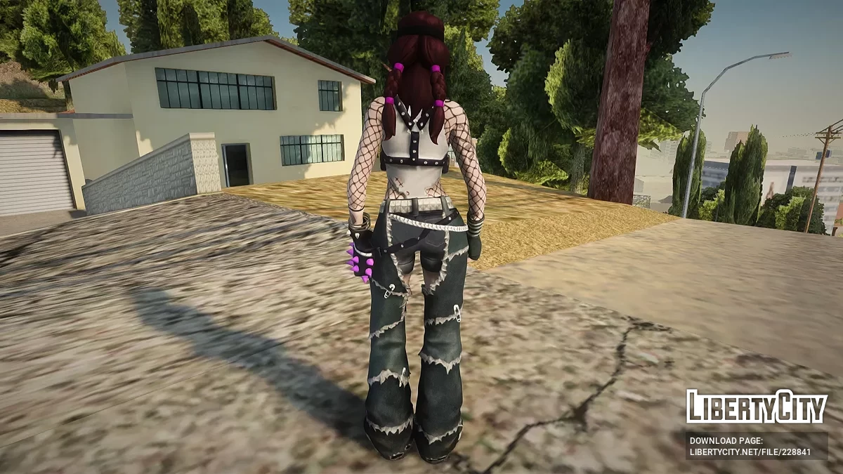Punk Princess Phaedra from Fortnite / GTA San Andreas