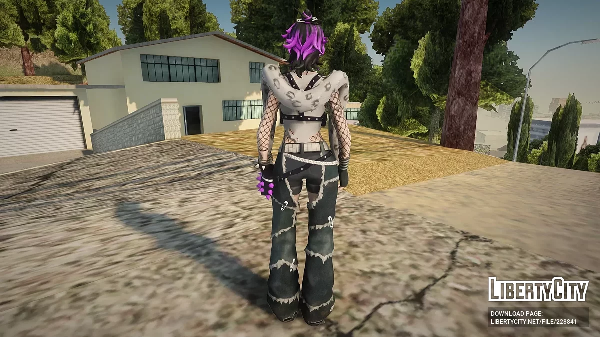 Punk Princess Phaedra from Fortnite / GTA San Andreas