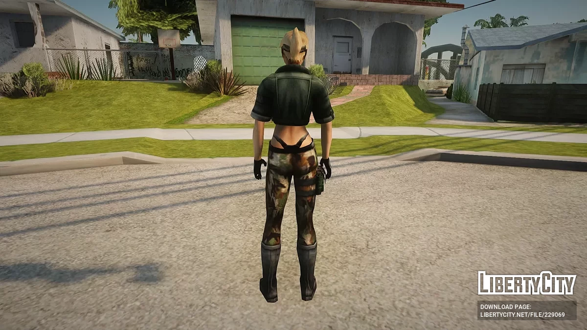 Sonya z Mortal Kombat: Shaolin Monks / GTA San Andreas
