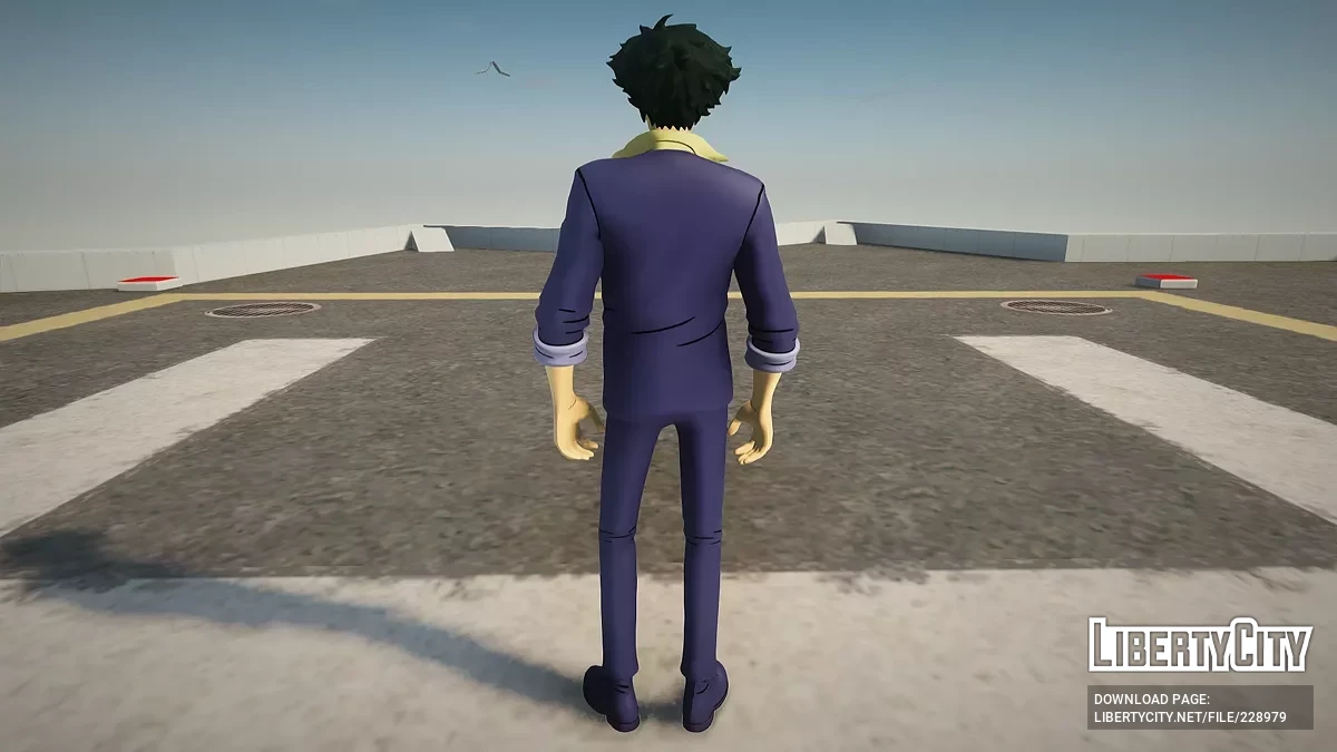 Spike Spiegel dari Fortnite / GTA San Andreas