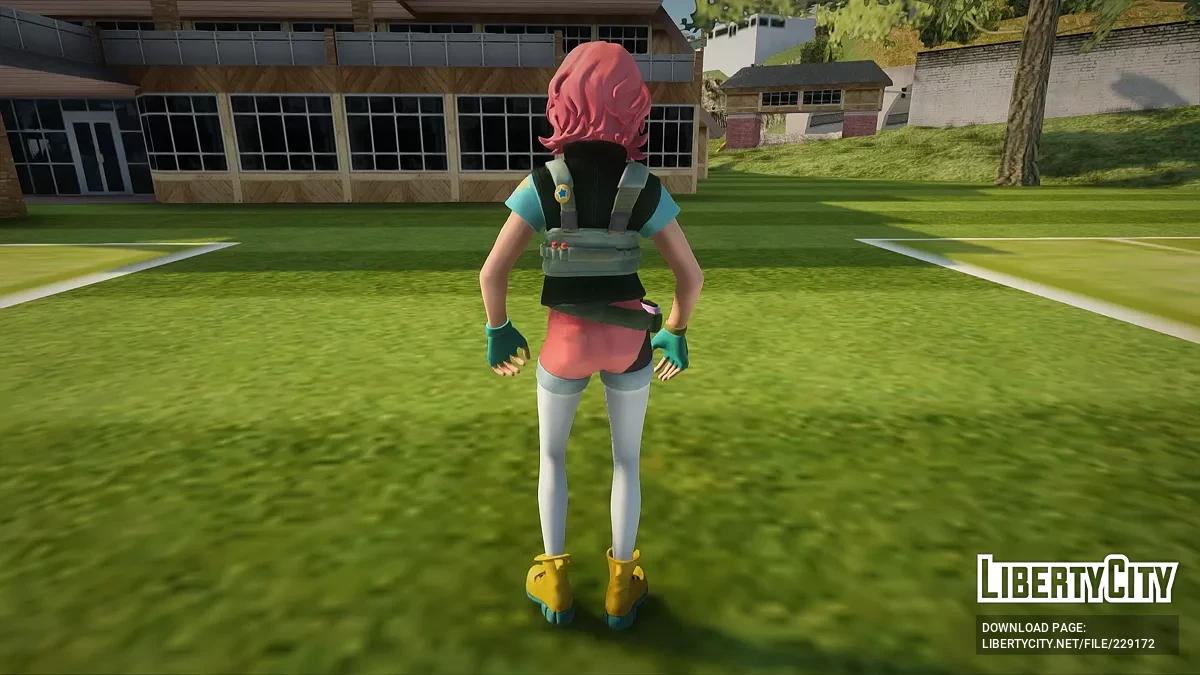 Undercover Skye from Fortnite / GTA San Andreas