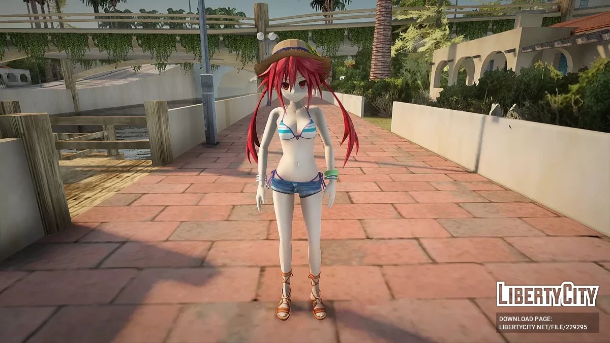 Узуме Теннобусі з Neptunia Riders VS Dogoos / GTA San Andreas