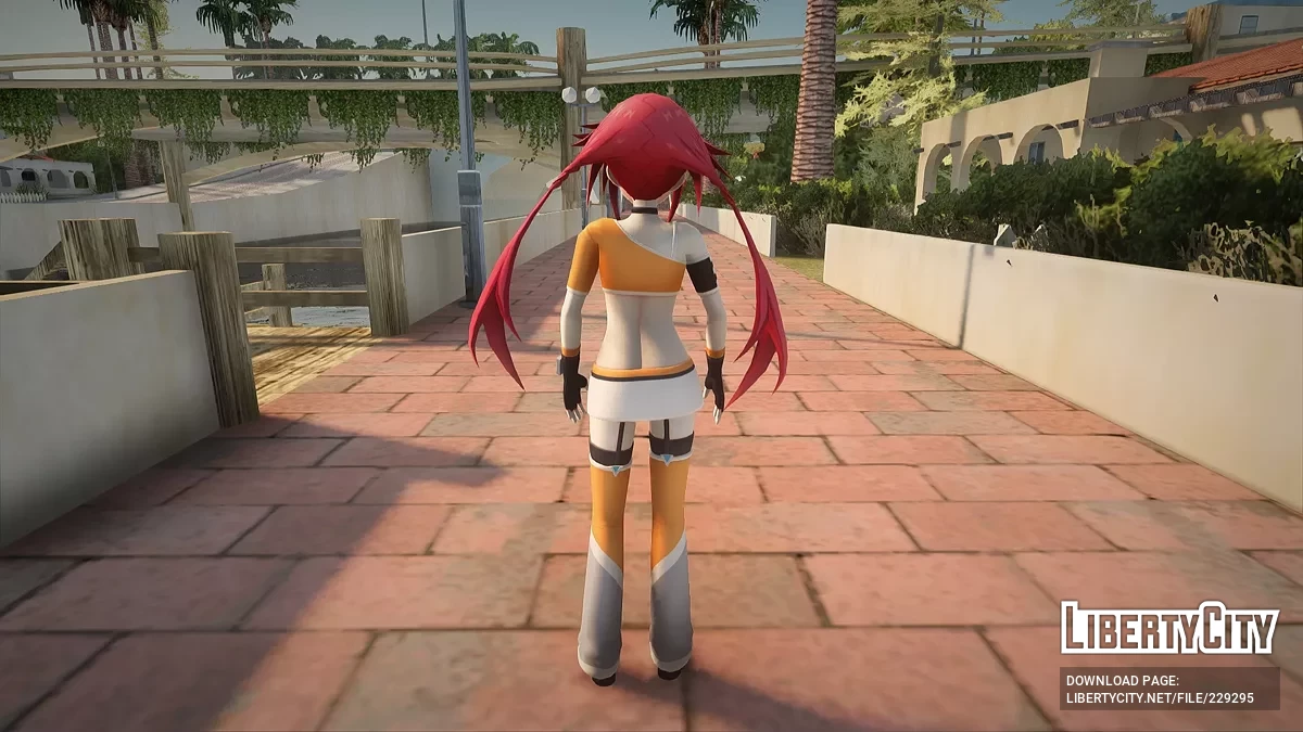 Узуме Теннобусі з Neptunia Riders VS Dogoos / GTA San Andreas