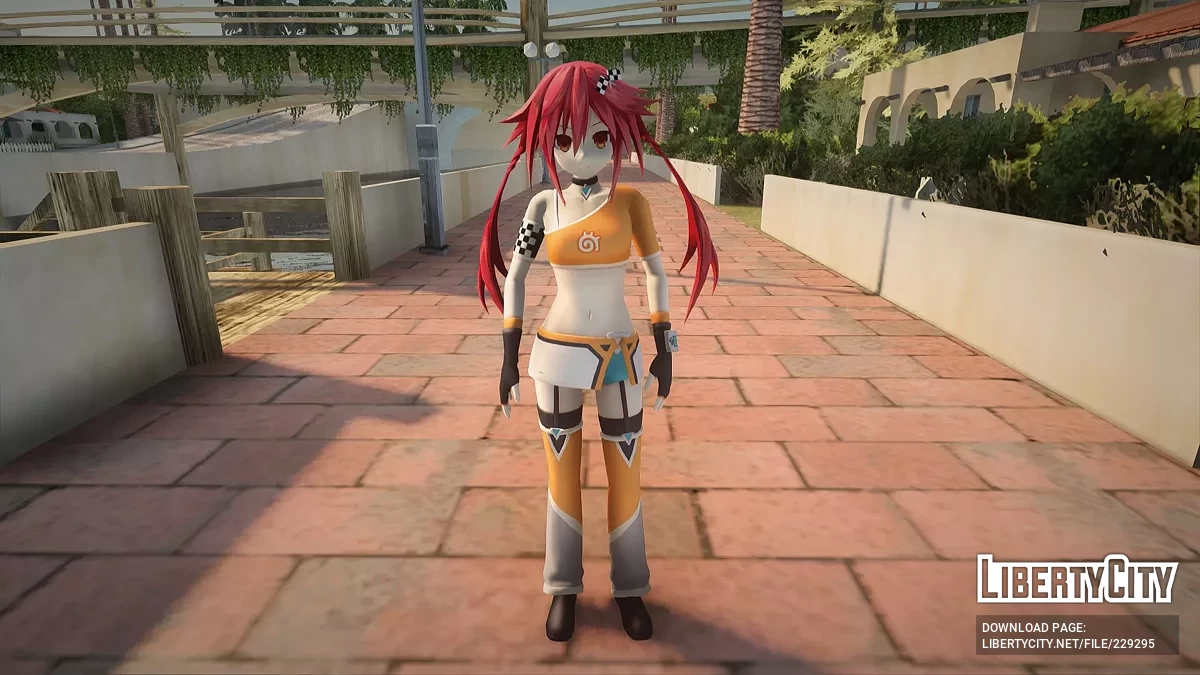 Узуме Теннобусі з Neptunia Riders VS Dogoos / GTA San Andreas