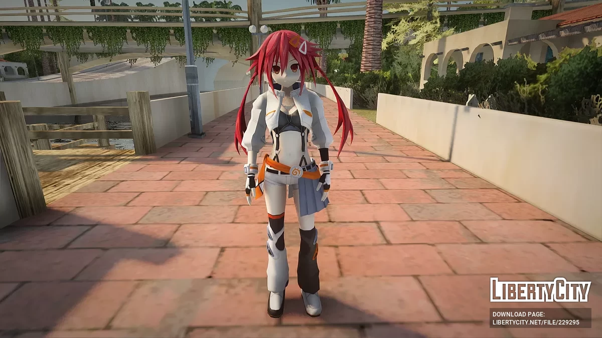 Узуме Теннобусі з Neptunia Riders VS Dogoos / GTA San Andreas