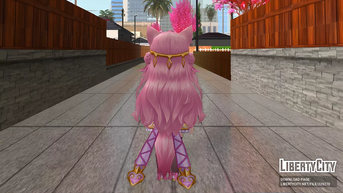 V Tuber Hakui Koyori from Valkyrie Connect / GTA San Andreas
