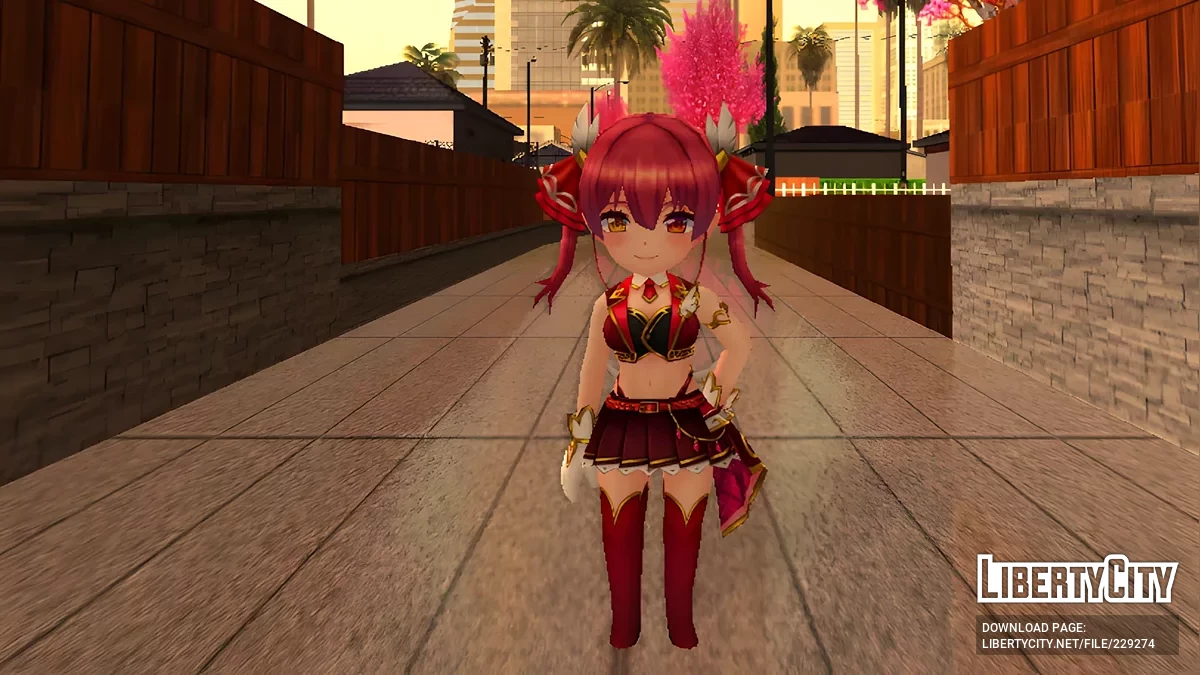 V Tuber Houshou Marine de Valkyrie Connect / GTA San Andreas