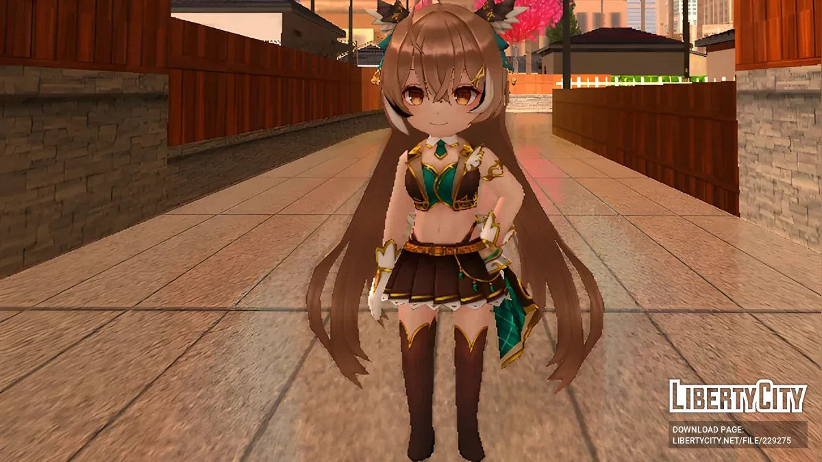 V Tuber Nanashi Mumei from Valkyrie Connect / GTA San Andreas