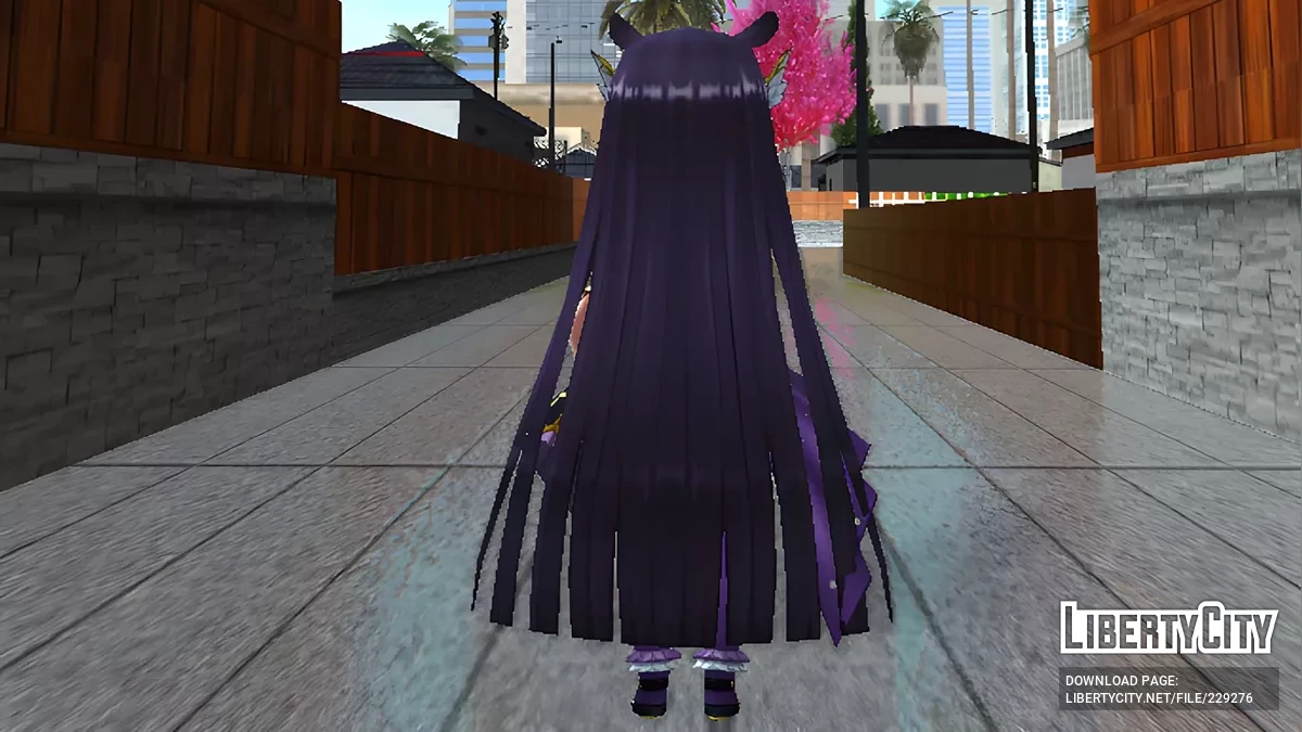 V Tuber Ninomae Ina'nis from Valkyrie Connect / GTA San Andreas