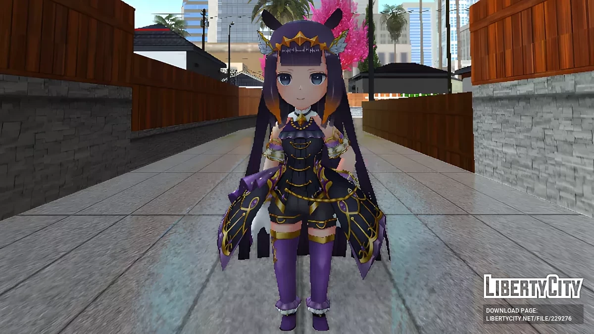 V Tuber Ninomae Ina'nis from Valkyrie Connect / GTA San Andreas