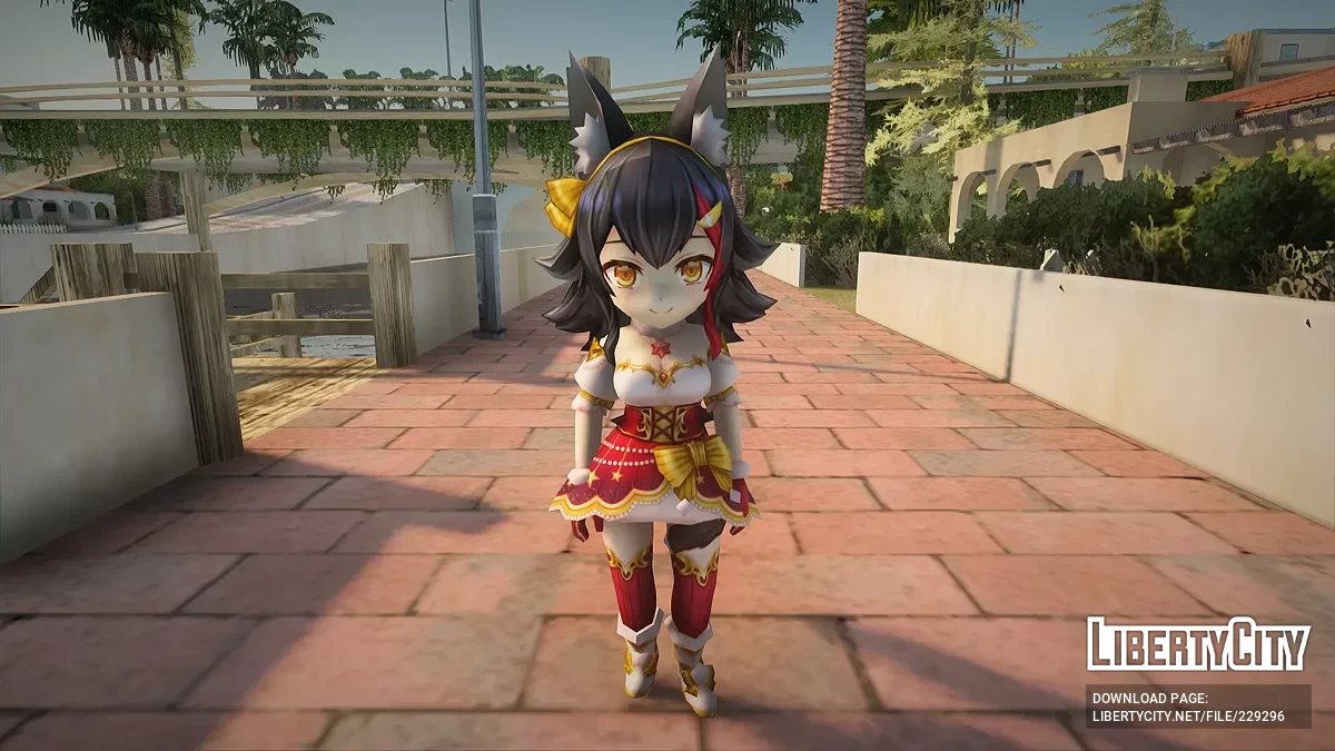 V Tuber Ookami Mio from Valkyrie Connect / GTA San Andreas