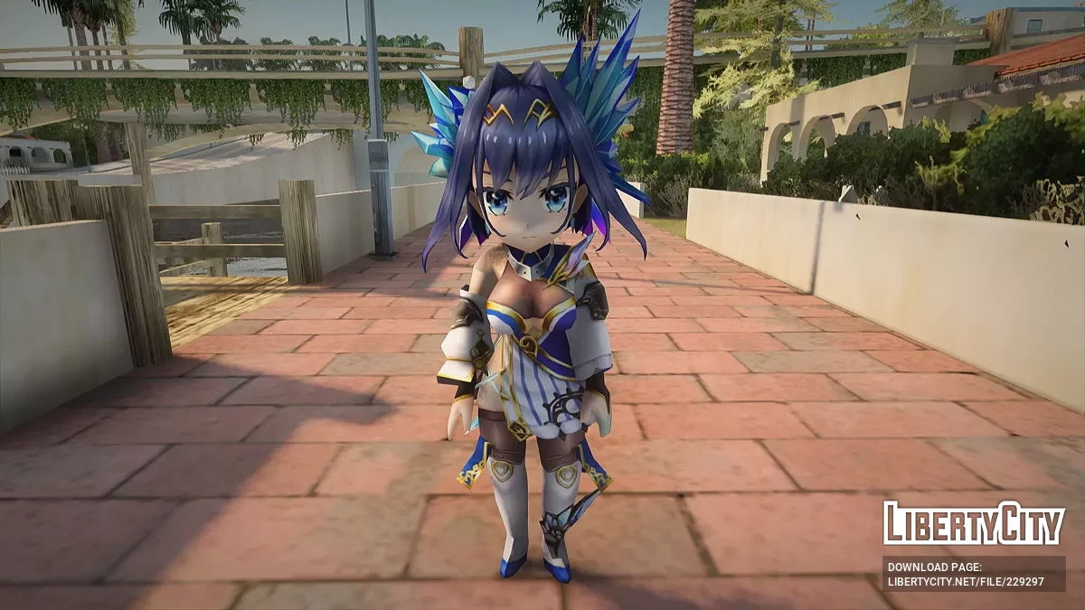 V Tuber Ouro Kronii from Valkyrie Connect / GTA San Andreas