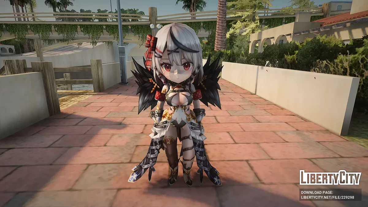 V Tuber Sakamata Chloe from Valkyrie Connect / GTA San Andreas