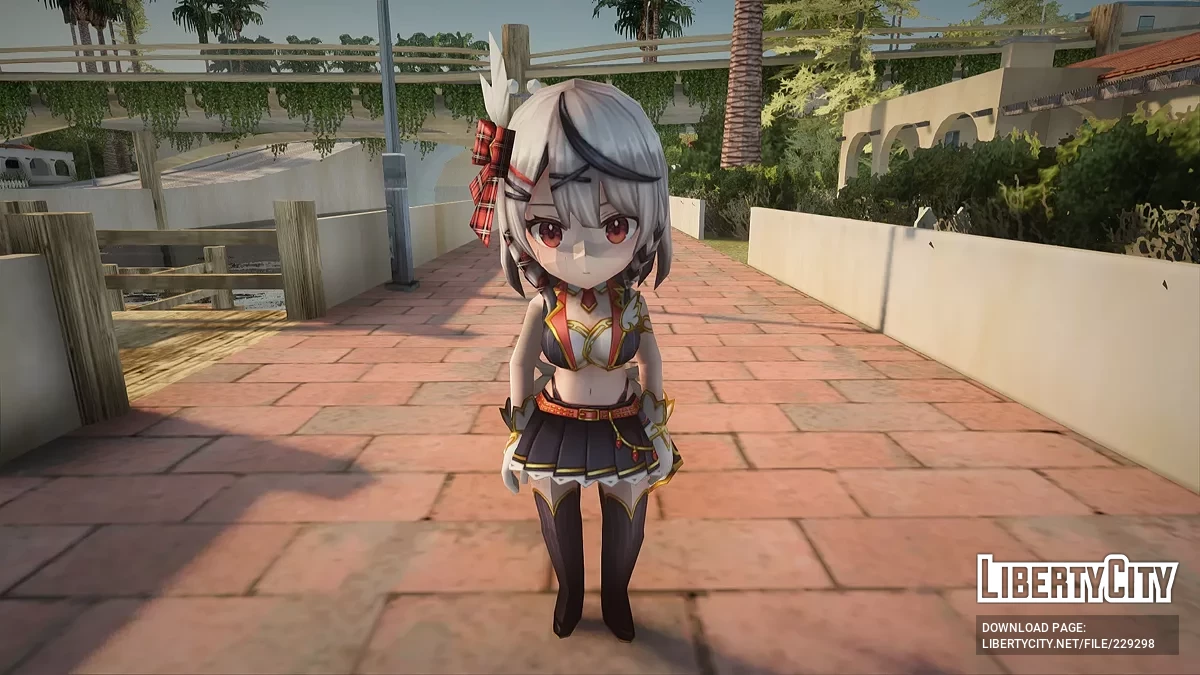 V Tuber Sakamata Chloe from Valkyrie Connect / GTA San Andreas