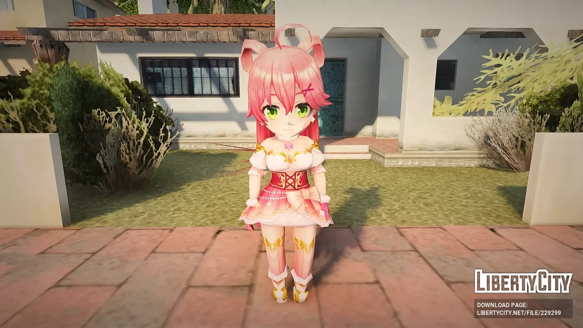 V Tuber Sakura Miko from Valkyrie Connect / GTA San Andreas
