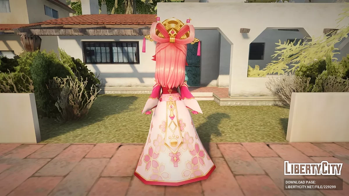 V Tuber Sakura Miko from Valkyrie Connect / GTA San Andreas