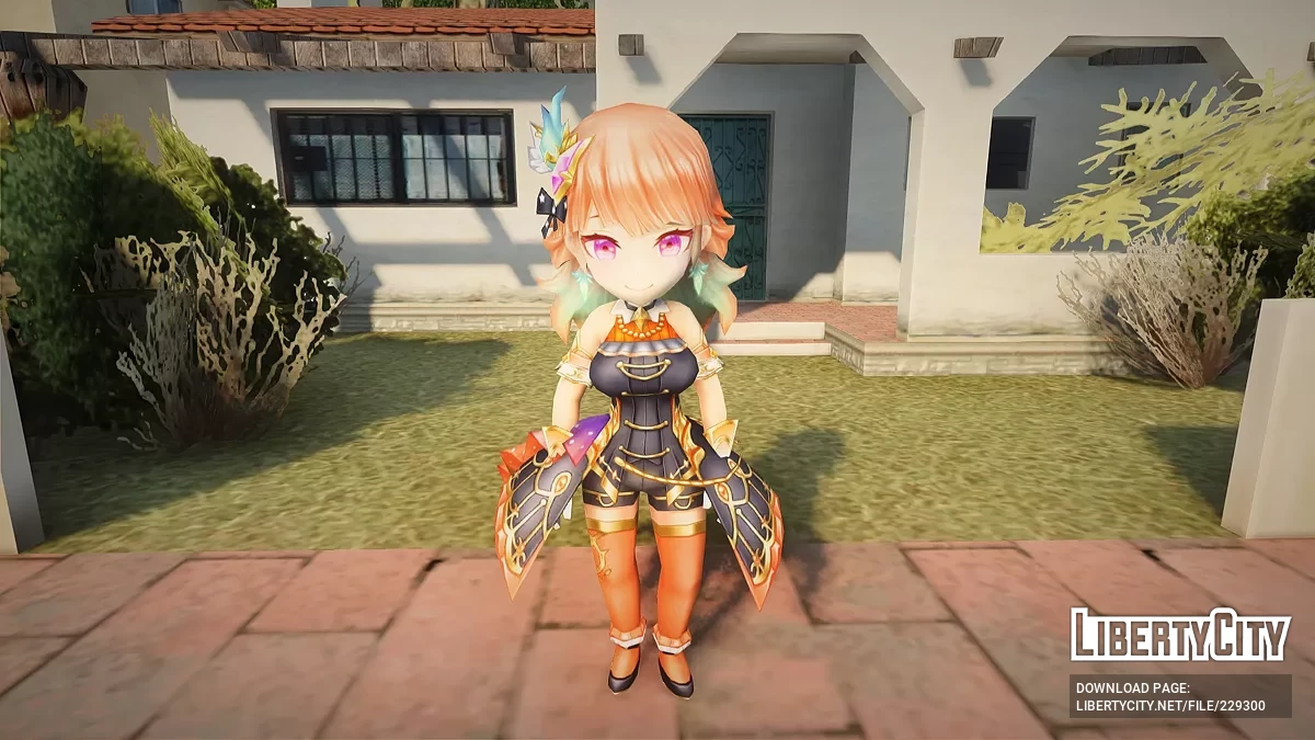 V Tuber Takanashi Kiara from Valkyrie Connect / GTA San Andreas