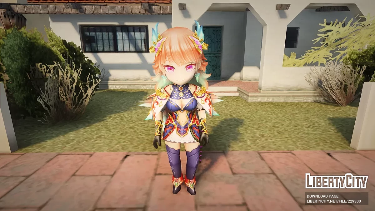 V Tuber Takanashi Kiara from Valkyrie Connect / GTA San Andreas