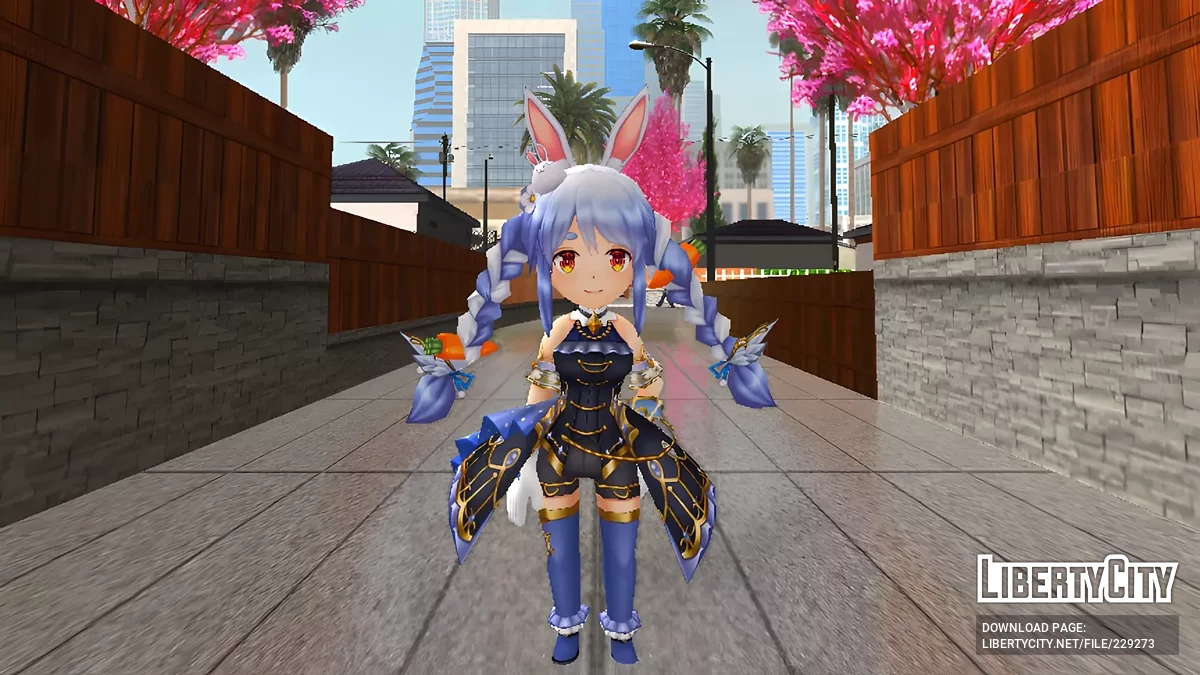 V Tuber Usada Pekora from Valkyrie Connect / GTA San Andreas