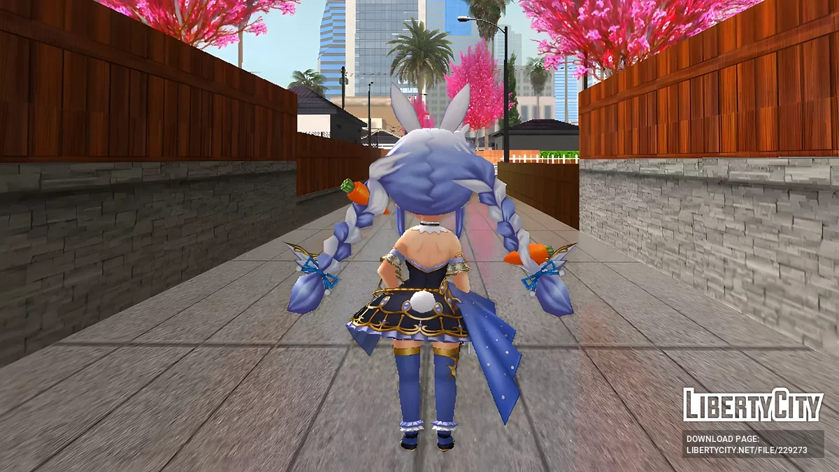 V Tuber Usada Pekora from Valkyrie Connect / GTA San Andreas
