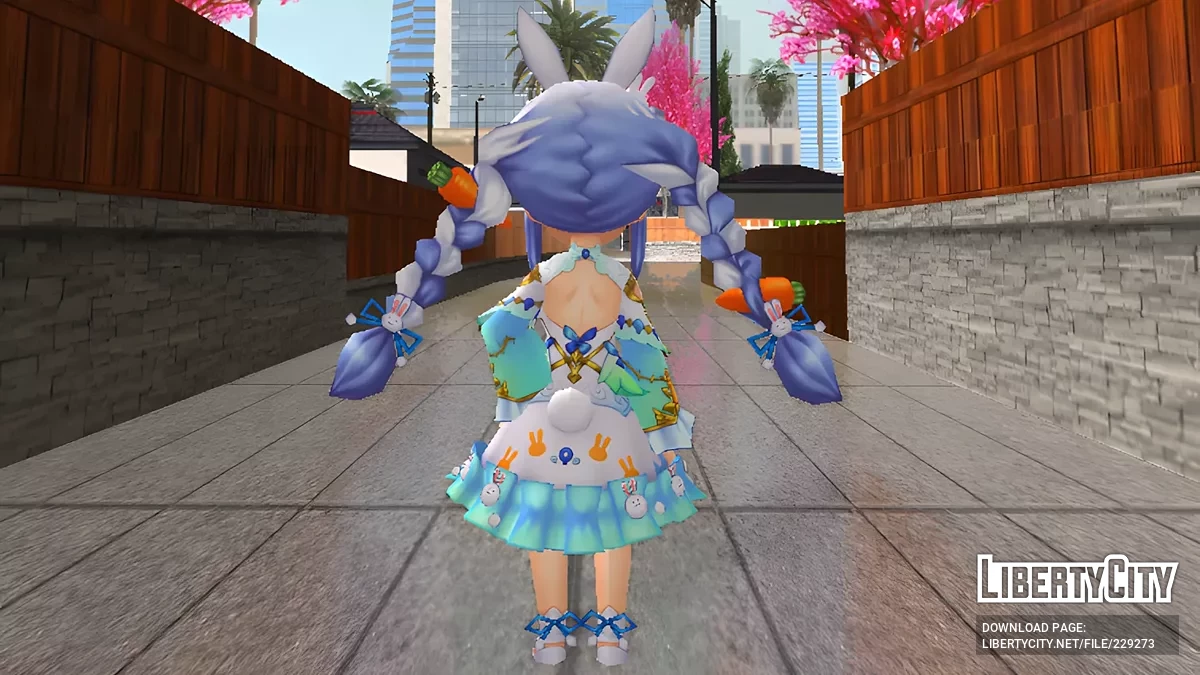 V Tuber Usada Pekora from Valkyrie Connect / GTA San Andreas
