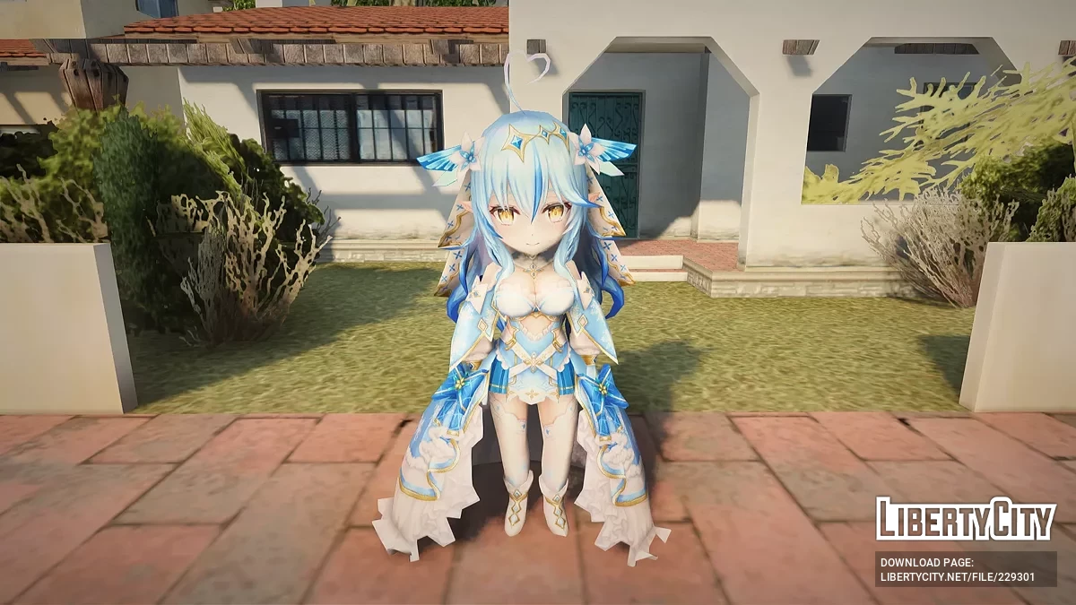 V Tuber Yukihana Lamy from Valkyrie Connect / GTA San Andreas