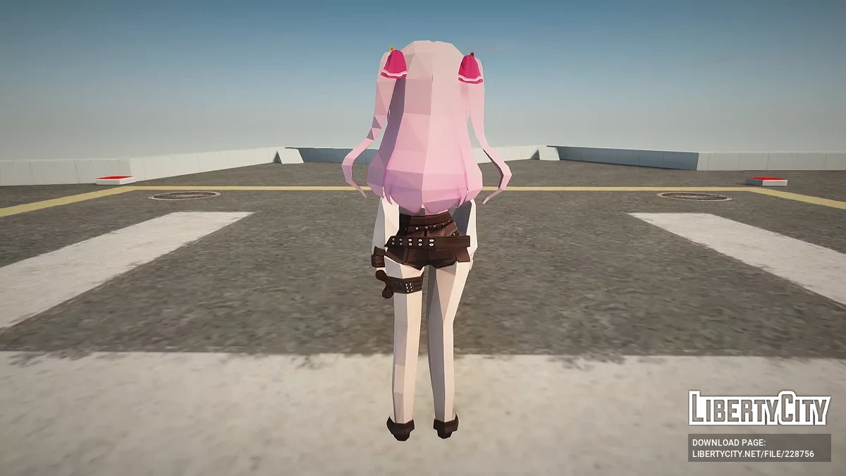 Yuni de Goddess of Victory : Nikke / GTA San Andreas