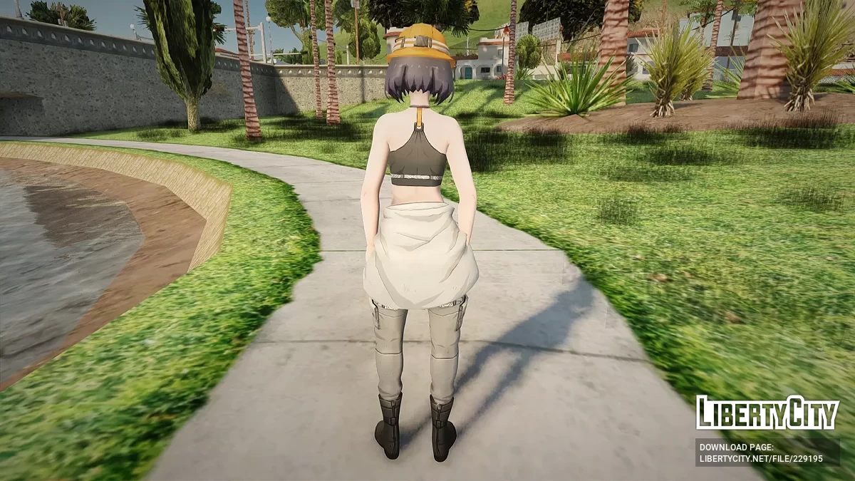 Tiger's Maw Mine Female NPC from Wuthering Waves / GTA San Andreas