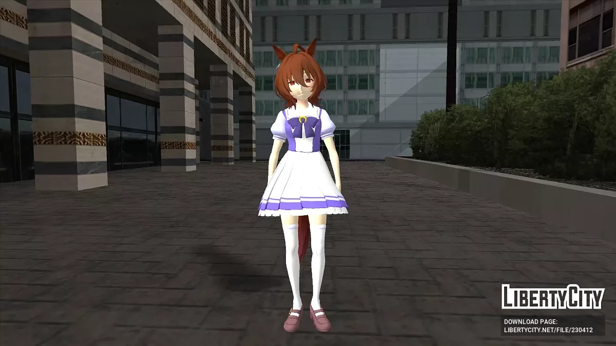 Агнес Такион (учениця) з Uma Musume / GTA San Andreas