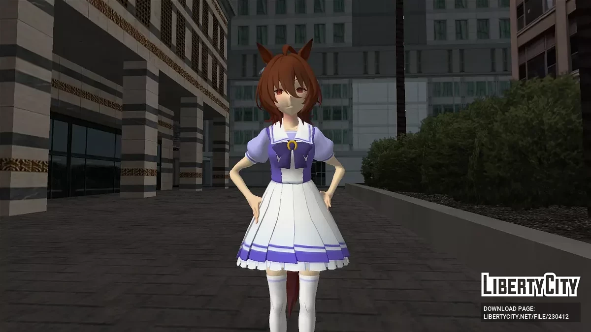 Агнес Такион (учениця) з Uma Musume / GTA San Andreas