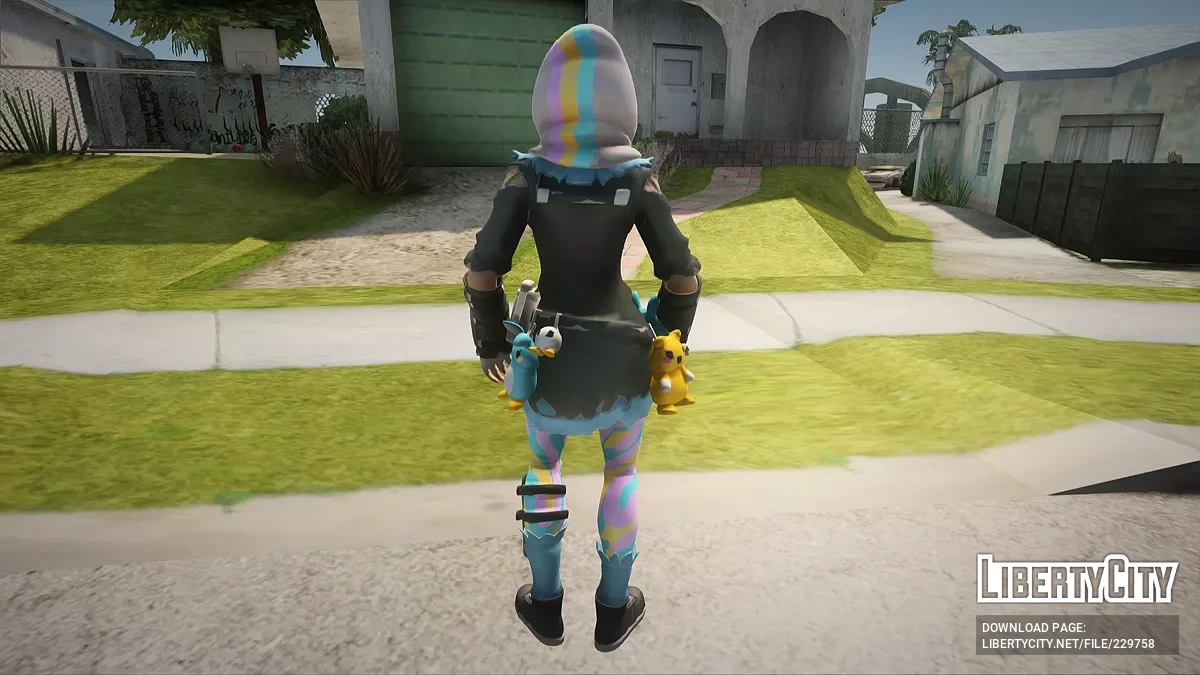 Акварель з Fortnite / GTA San Andreas
