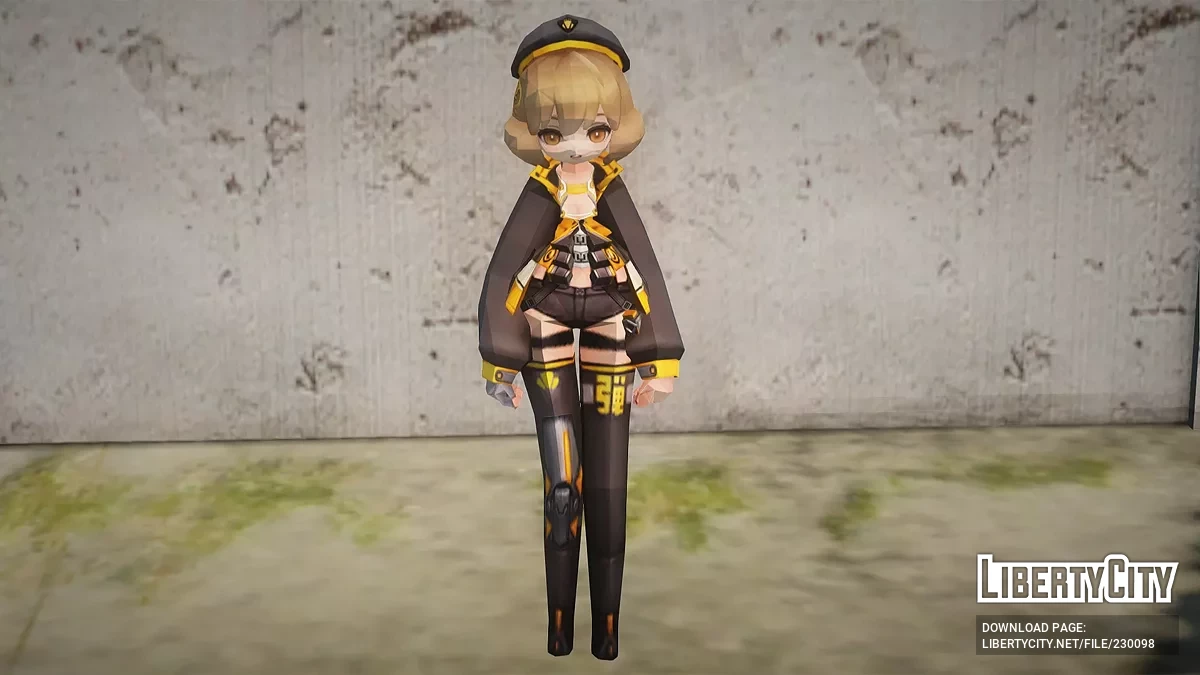 Anis aus Goddess of Victory: Nikke / GTA San Andreas