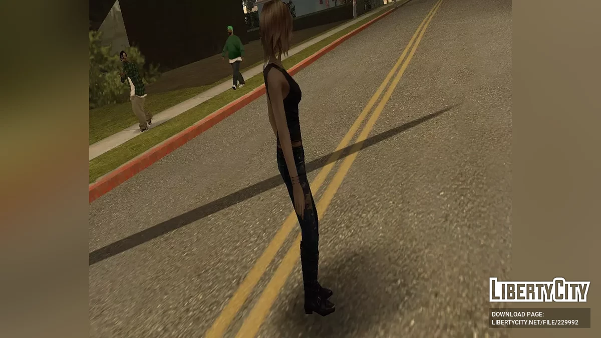 Aya Brea / GTA San Andreas