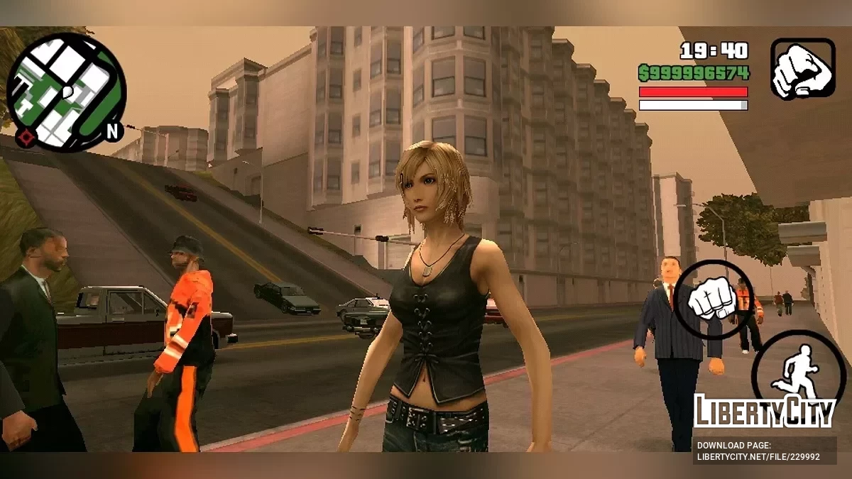 Aya Brea / GTA San Andreas